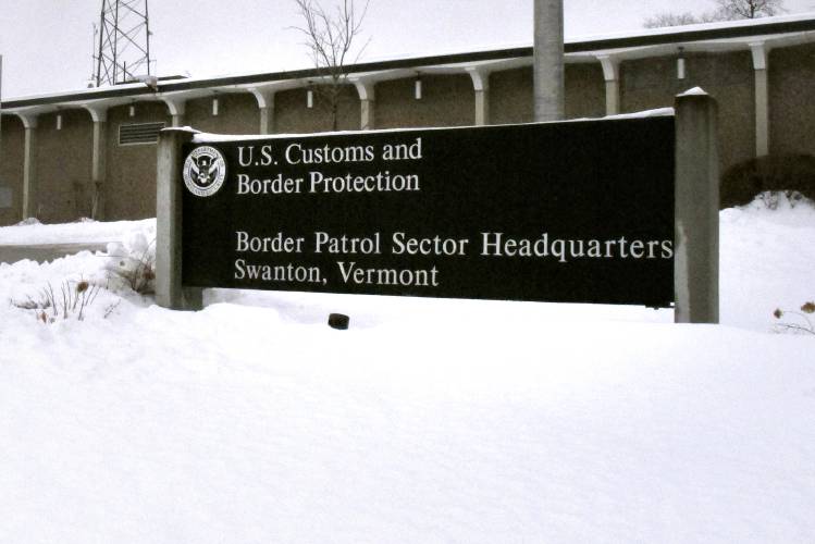 This Feb. 10, 2020 photo shows the headquarters of the U.S. Border Patrol's Swanton Sector in Swanton, Vt. Law enforcement officials say a Mexican immigrant who just entered the United States illegally from Canada collapsed and later died after being confronted by Border Patrol agents on a remote section of the U.S.-Canadian border in northern Vermont. (AP Photo/Wilson Ring, File)