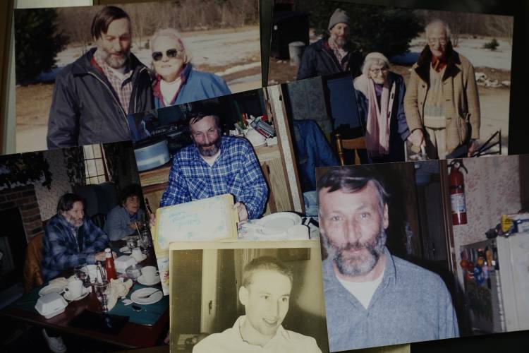 Geoffrey Holt is seen in a collection of family photos provided by his estate. Holt left the town of Hinsdale, N.H., nearly $4 million when he died last June. (Family photos courtesy of Ed Smith via AP)