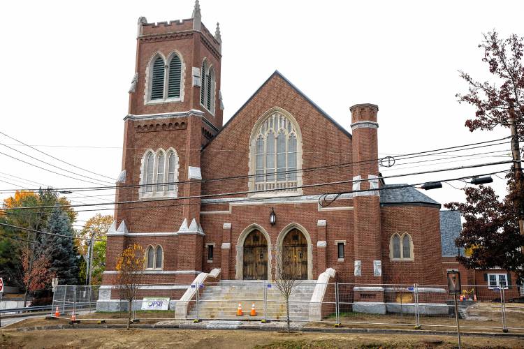 The former First Church of Concord on North Main Street in Concord that is being converted into condominiums.