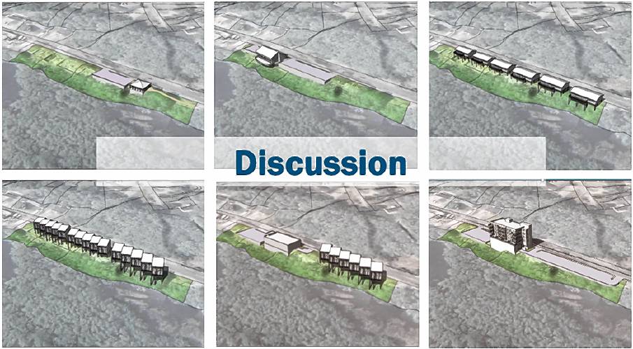 Residents weighed in on six options for the Commercial Street revitalization procject in Boscawen.