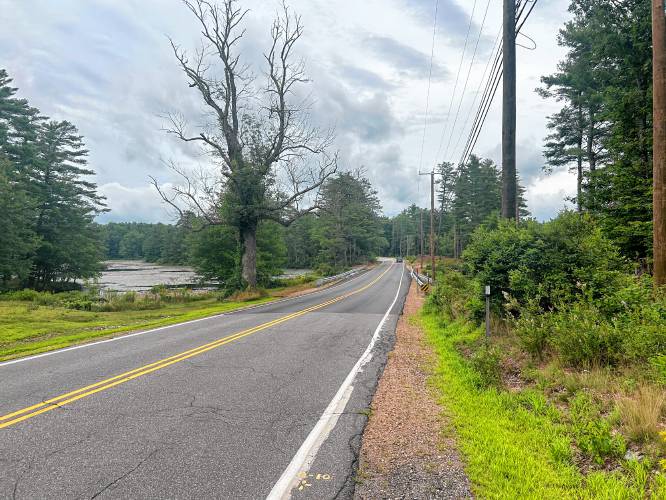 The Freeses Pond bridge in Deerfield was replaced last November.