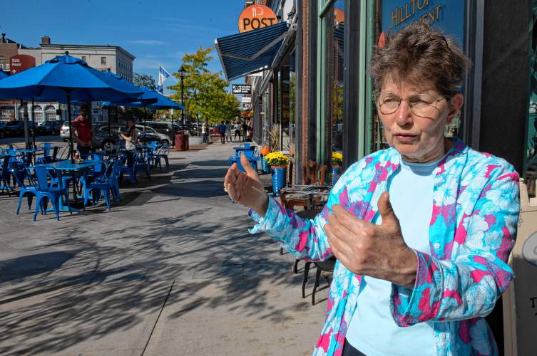 Sue McCoo, co-owner of Hilltop Consignment Gallery as well as two other business on Main Street, was a member of the redesign advisory committee. The city, she says, “did a good job of thinking things through.”
