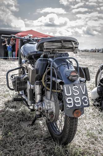 Motorcycles on display. Motorcycles on display.