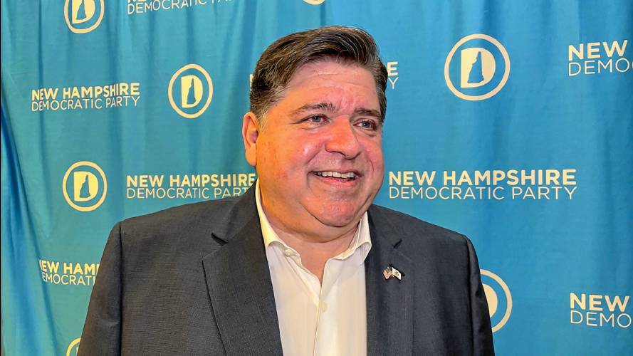 Illinois Gov. JB Pritzker is set to make a trip to New Hampshire this weekend. Illinois Gov. JB Pritzker is set to make a trip to New Hampshire this weekend.