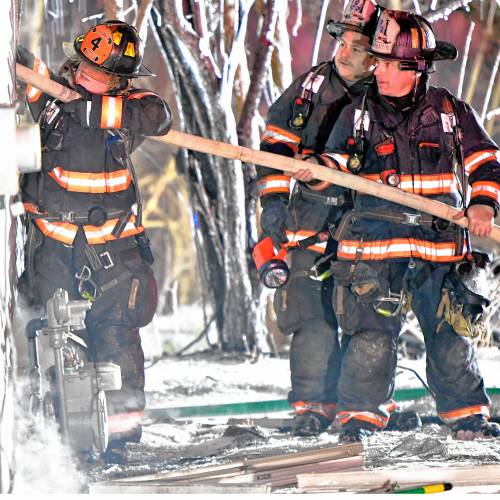 Crews from around the region responded to a fire at a single-family home at  19 Chance Pond Road that became fully engulfed by rapidly accelerating flames.