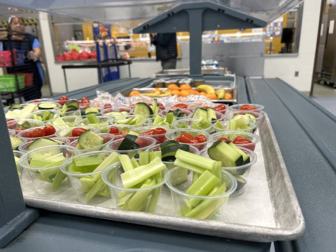 Free breakfasts await students at Broken Ground School. 