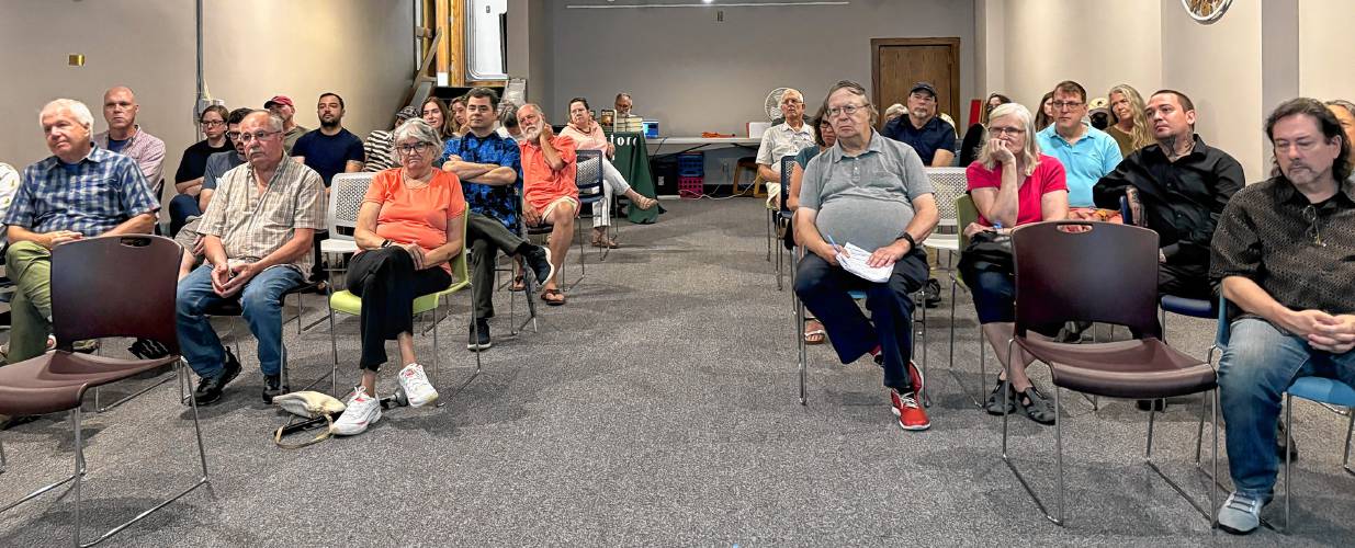 Audience members at the Concord Public Library’s Connie Converse at 100: A Concord Salute.