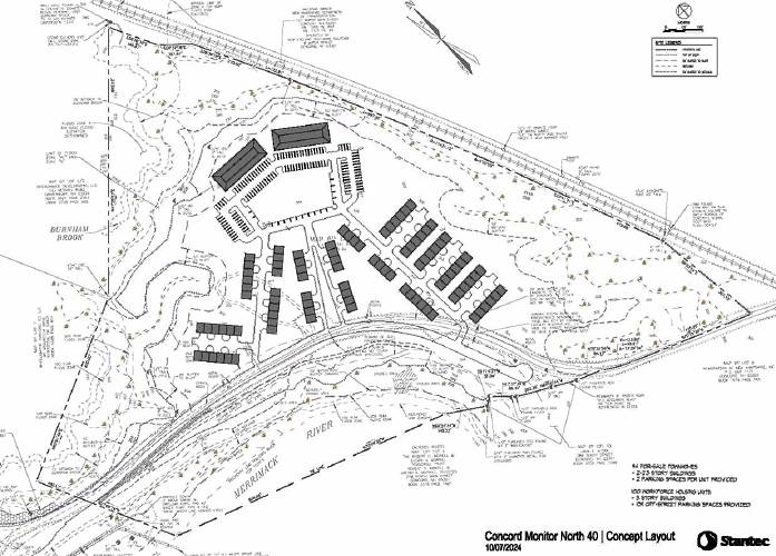 Updated plans for the northernmost parcel nearest the Exit 17 shopping center.