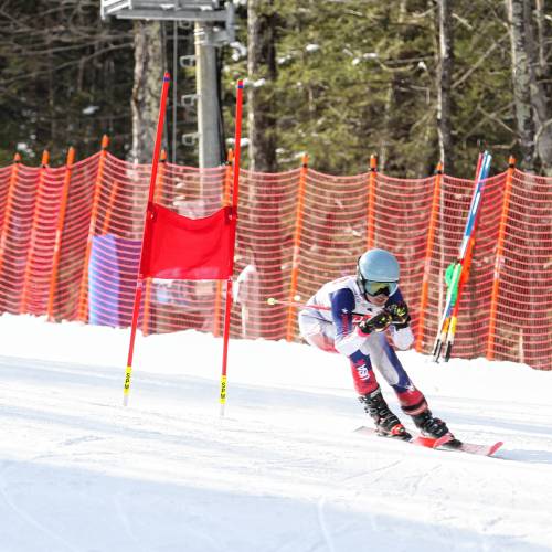 Concord junior Mika Taylor had a spectacular day at D-I states, winning the giant slalom individual title and leading the Crimson Tide to a team victory in the GS.