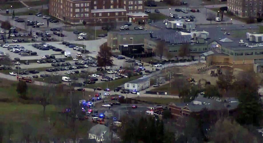 This image from video shows New Hampshire Hospital, Friday, Nov. 17, 2023 in Concord.