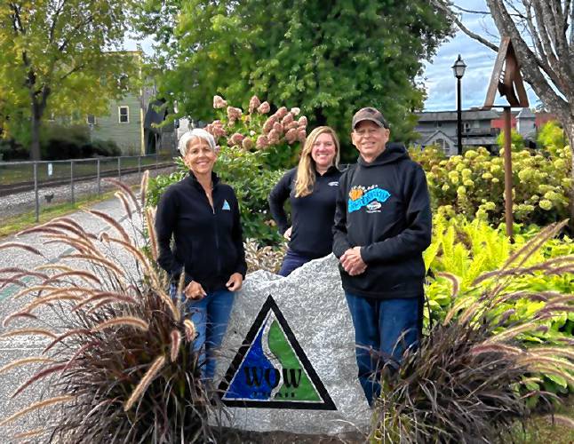 WOW Trail Event Director Jennifer Beetle, with Whitney Cloutier of Eastern Propane and Oil, and Jamie Poire, Race Director WOW Trail Event Director Jennifer Beetle, with Whitney Cloutier of Eastern Propane and Oil, and Jamie Poire, Race Director