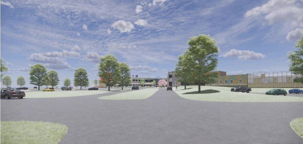 Rendering of forensic psychiatric hospitalal in Concord that is expected to be operational in 2026