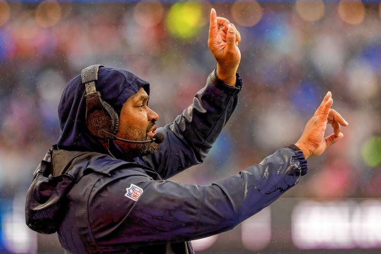 Former New England linebacker Jerod Mayo was hired as the Patriots’ new head coach on Friday.