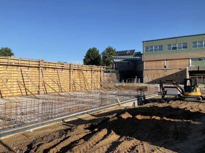 Construction site of forensic psychiatric hospital in Concord