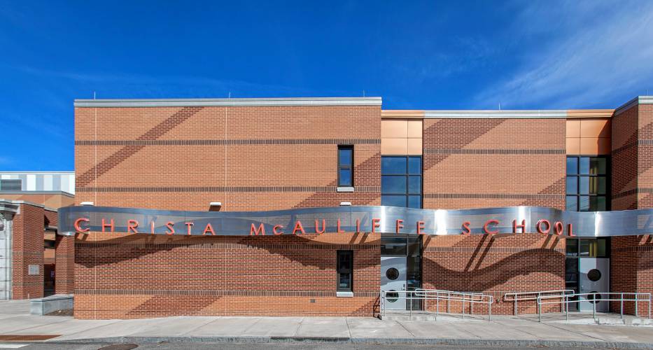 The Christa McAuliffe School is seen in Concord on Wednesday, March 30, 2016. The Christa McAuliffe School is seen in Concord on Wednesday, March 30, 2016.