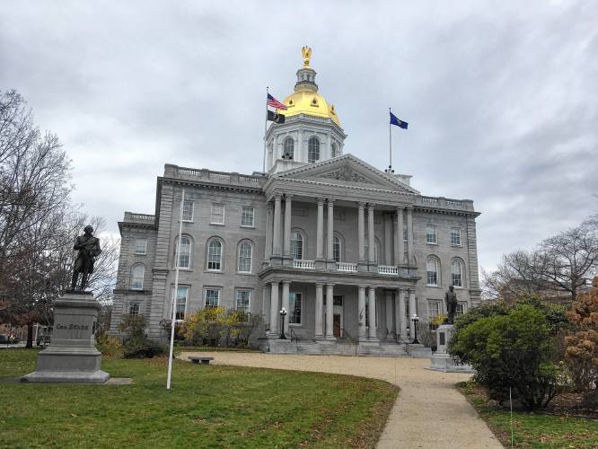 The New Hampshire State House in Concord. The New Hampshire State House in Concord.