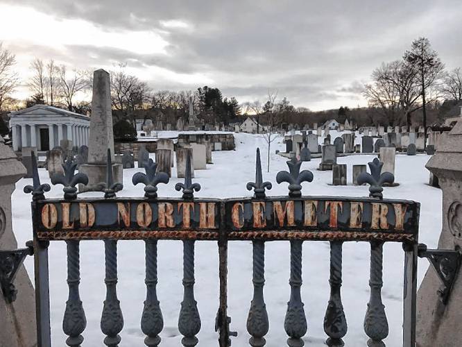 Our ancestors watched closely over the hallowed ground at the Old North Cemetery to protect their dead. Our ancestors watched closely over the hallowed ground at the Old North Cemetery to protect their dead.