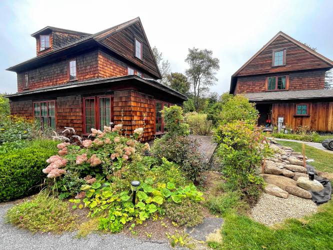 Sue Chollet’s house, left, was the first unit completed at Nubanusit Neighborhood & Farm.