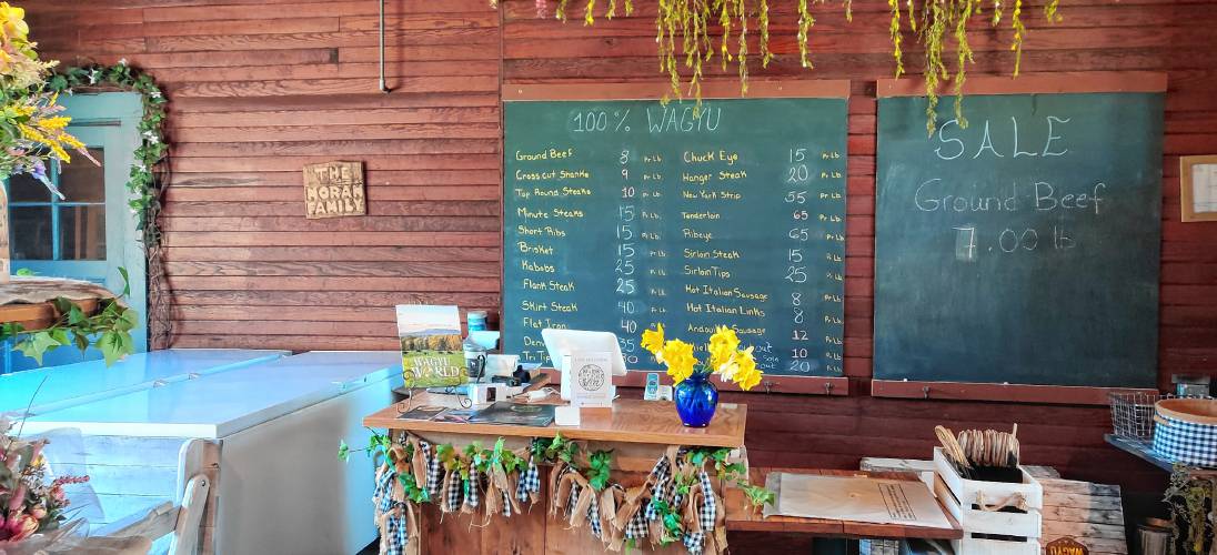 Inside the Hilltop Farm store in Mason.