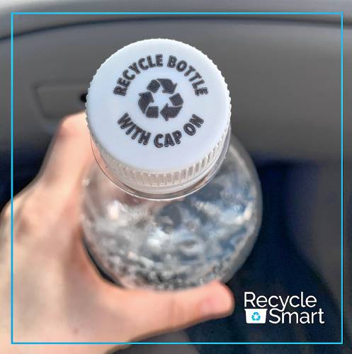  A bottle cap image from RecycleSmart, a statewide initiative from MassDEP that strives to educate about recycling.