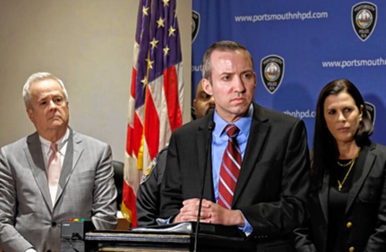 Attorney General John Formella during a news conference in 2023. Attorney General John Formella during a news conference in 2023.