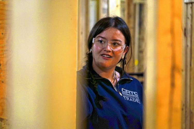 Bow student Jocelyn Ives will follow in her father’s footsteps to pursue a career in plumbing.
