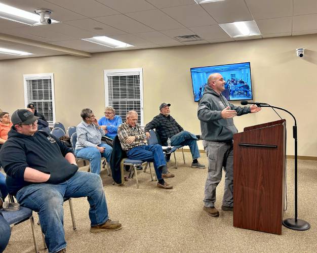 Loudon resident Shawn Kitson said he wanted neighboring towns to contribute to the cost of the new firetruck, or share maintenance fees.