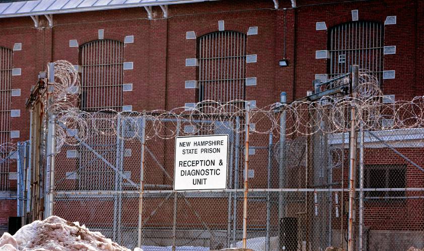Exterior of the State Prison in Concord. Exterior of the State Prison in Concord.