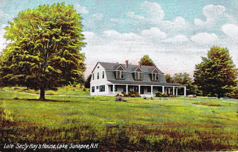 Postcard of The Fells, Lake Sunapee, New Hampshire. Courtesy of The Fells Historic Estate and Garden. Postcard of The Fells, Lake Sunapee, New Hampshire. Courtesy of The Fells Historic Estate and Garden.
