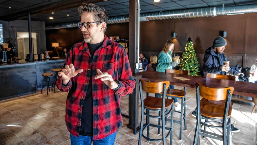 Jonathan Hutchins opened William and Sons Coffee Co. on Washington St. in Concord in mid-December. 