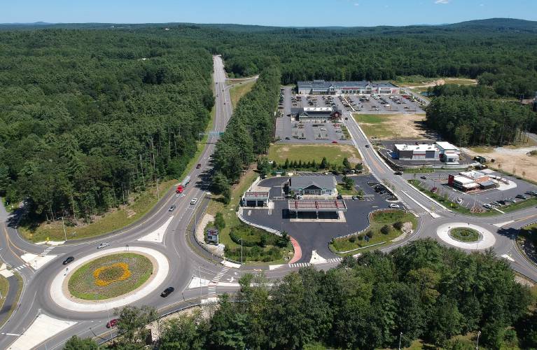 An overhead view of Merchant’s Way.