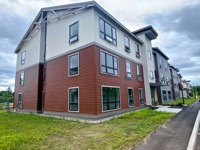 The Railyards development on Langdon Avenue in Concord’s South End is nearing completion, but not yet ready for new tenants. 