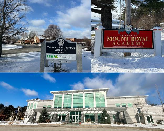 Trinity Christian School in Concord, Mount Royal Academy in Sunapee, and Concord Christian Academy in Concord were all among the top five recipients of Education Freedom Account money during the 2022-23 school year. Trinity Christian School in Concord, Mount Royal Academy in Sunapee, and Concord Christian Academy in Concord were all among the top five recipients of Education Freedom Account money during the 2022-23 school year.
