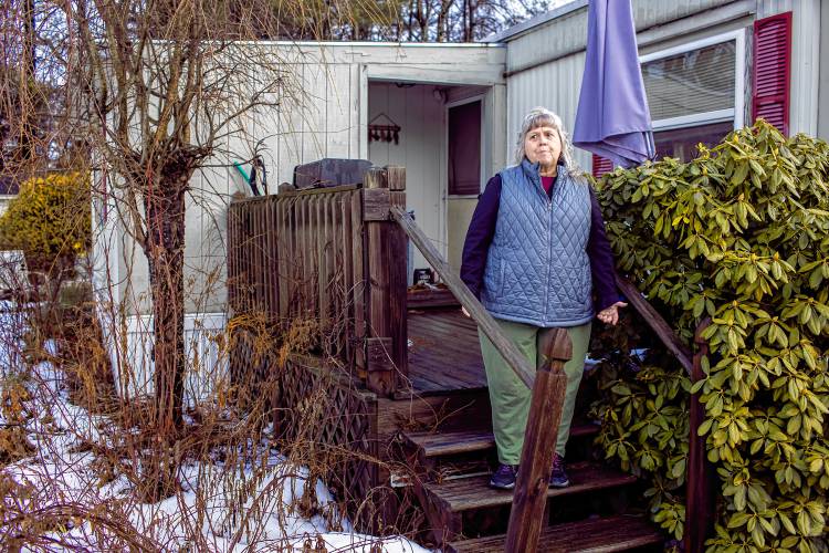 Carol Stiasny doesn’t know what is next after her home was sold by the City of Concord for unpaid taxes. Concord Terrace owner Dana Rood bought the property and will be evicting Stiasny.