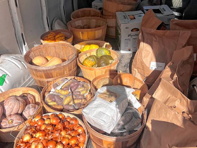 Bushels of produce that needed to be thrown out for smoke contamination