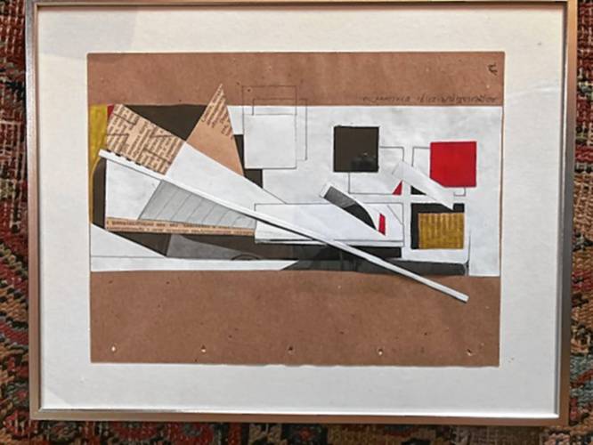 “Page 19,” created by David Carroll. Two Villages Art Society in Hopkinton will feature a well-known family of New Hampshire artists from March 22 to April 19.