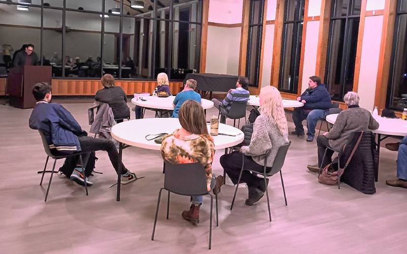 Monadnock Underground’s open mic night at the Peterborough Town Library. 