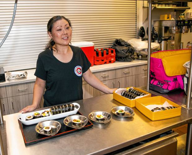With her husband, Hyun Chung, and their two teenage sons, Susan Chung hopes to introduce kimbap, a Korean cultural staple, to Concord with the same success that Batulo’s Kitchen saw.