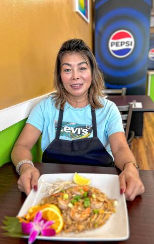 Asian Thai Kitchen is a new Thai restaurant, opened on Pleasant Street in Concord this summer. It is run by Kaysone Senasy and one of her seven sisters.