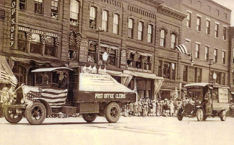 An early Independence Day celebration on Main Street in Concord. An early Independence Day celebration on Main Street in Concord.