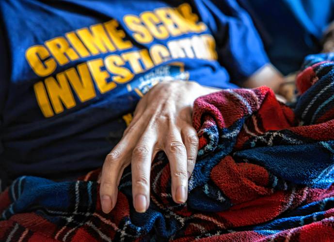 John Jones was able to grip his left hand during a April 25, 2024.