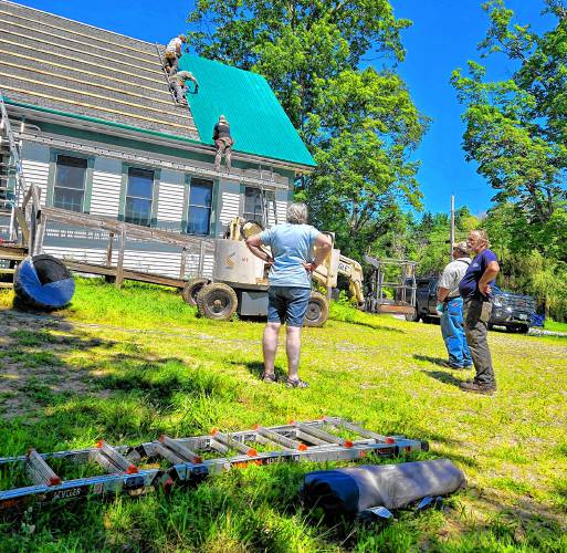 Lifelong Epsom resident Megan Kastirebas undertook the restoration of the Old Scout House in Epsom for her Girl Scout project.