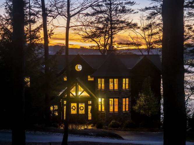 A luxury home on the east side of Lake Winnipesaukee in Meredith. A luxury home on the east side of Lake Winnipesaukee in Meredith.