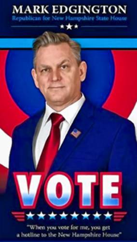 Mark Edgington of Hudson knows his murder conviction will make his run for the House difficult.