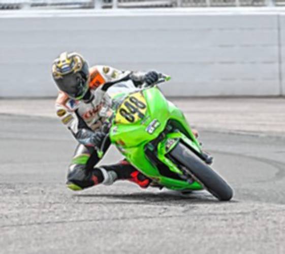 Fourteen-year-old, Cole Thompson recently raced his Kawasaki 300 Ninja in the Race of Champions’ Amateur Supersport and Superbike classes in Daytona, Fla.