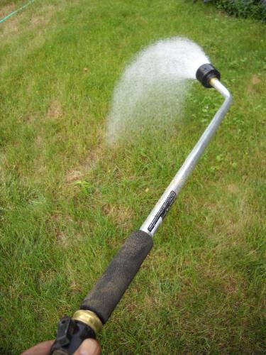 Watering wands get lots of water where you want it. 