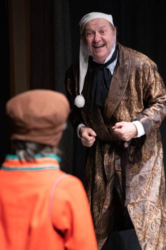 Erik Hodges plays Scrooge in the Hatbox adaptation of 