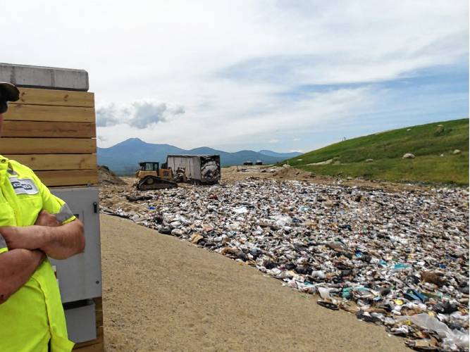 A photo taken by the Department of Environmental Services during a June 4 site visit shows the Bethlehem landfill. A photo taken by the Department of Environmental Services during a June 4 site visit shows the Bethlehem landfill.