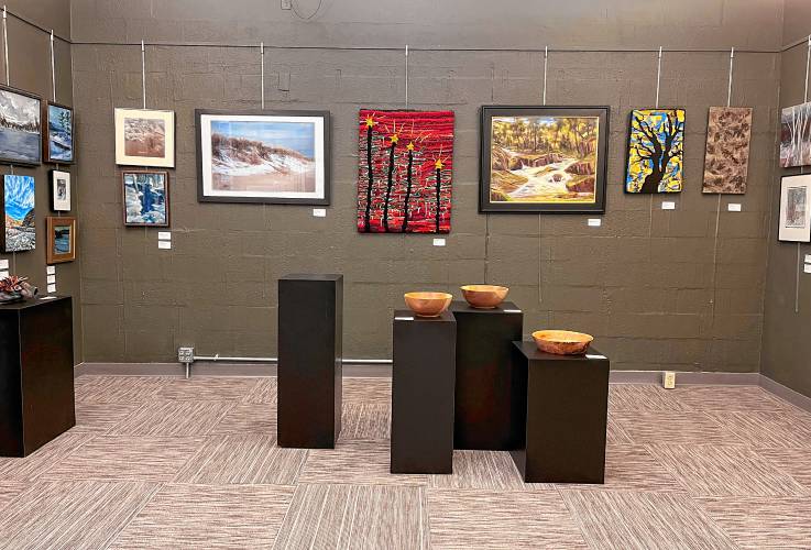 A show Potter hung a couple of years ago at the Two Villages Art Society Gallery in Contoocook.