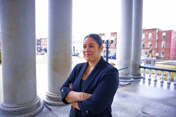 Cassandra Sanchez, New Hampshire's Child Advocate, presente to the Oversight Commission on Children's Services on March 21, 2025. House lawmakers voted to cut her office in the upcoming budget.